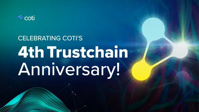 COTI's 4th Trustchain Anniversary: 4 New Node Operators & Trivia!